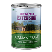Health Extension Canned Dog Food: Italian Feast Venison
